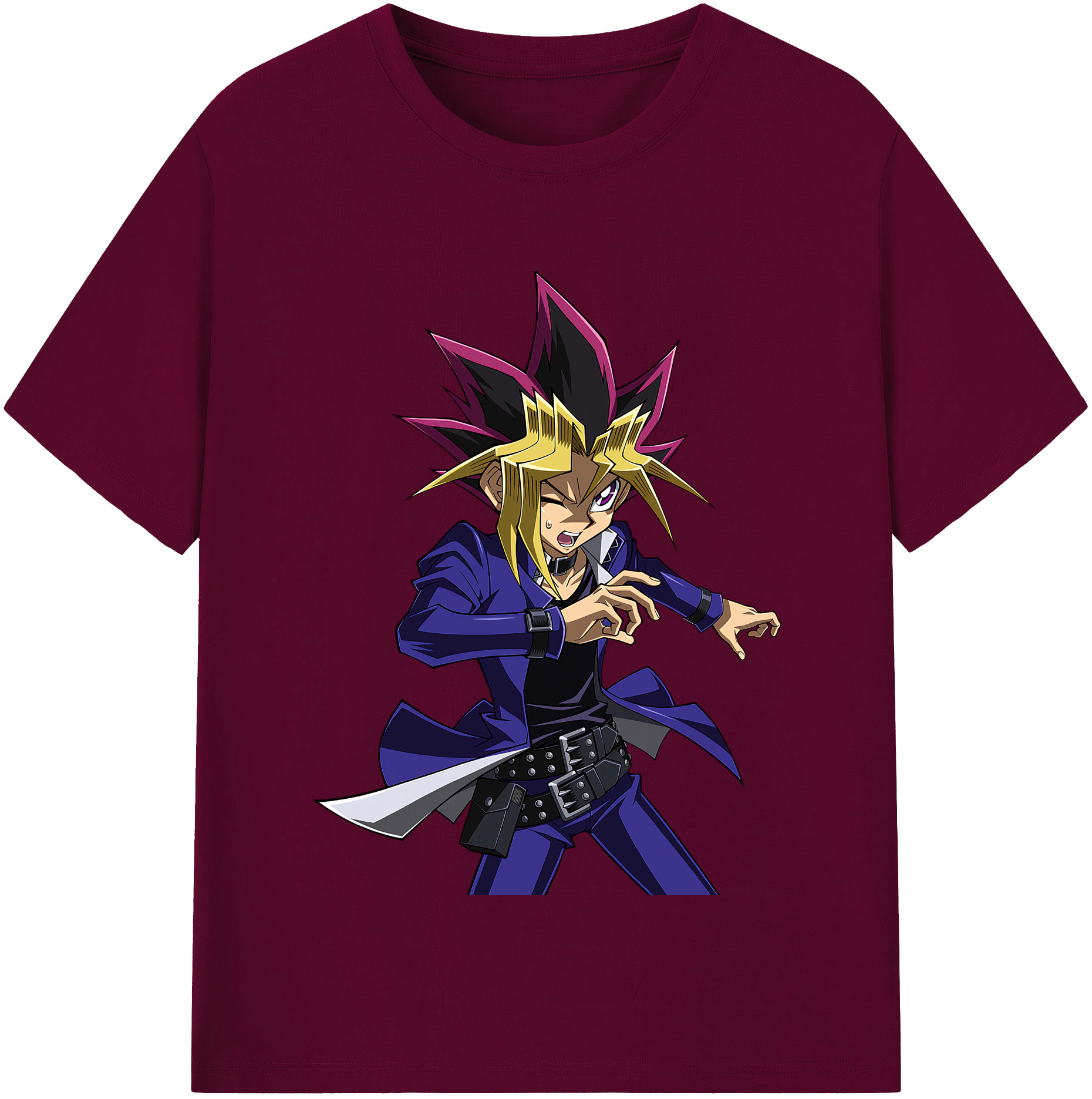 （画像用） 遊☆戯☆王 Yu-Gi-Oh! レディースカジュアルプリントTシャツ（綿100％）